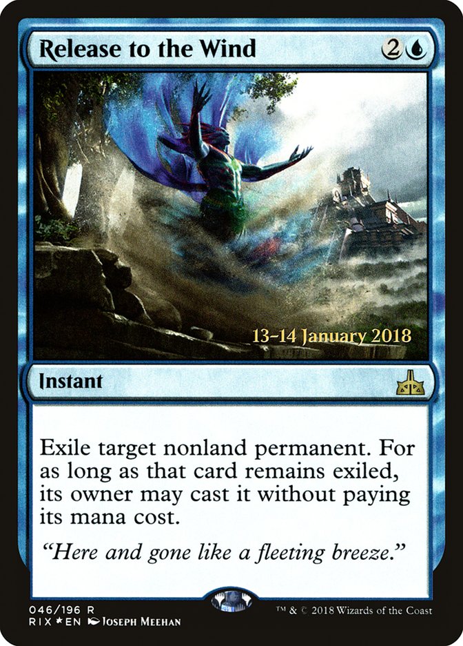 Release to the Wind [Rivals of Ixalan Prerelease Promos] - Devastation Store | Devastation Store