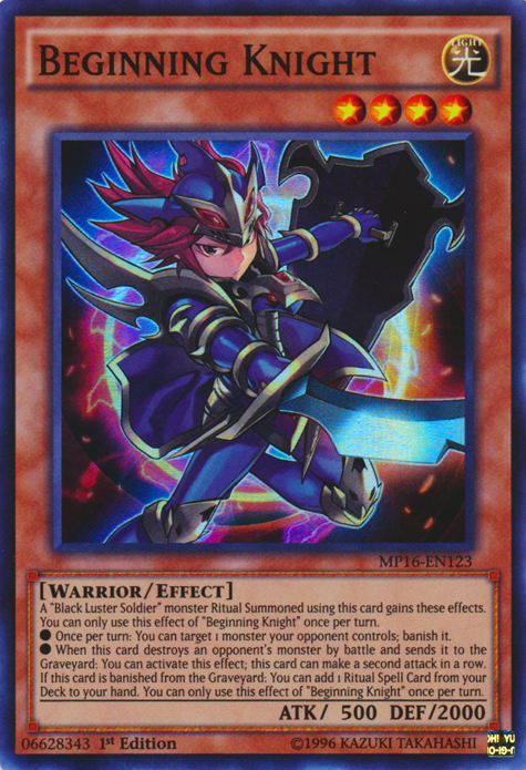 Beginning Knight [MP16-EN123] Super Rare | Devastation Store