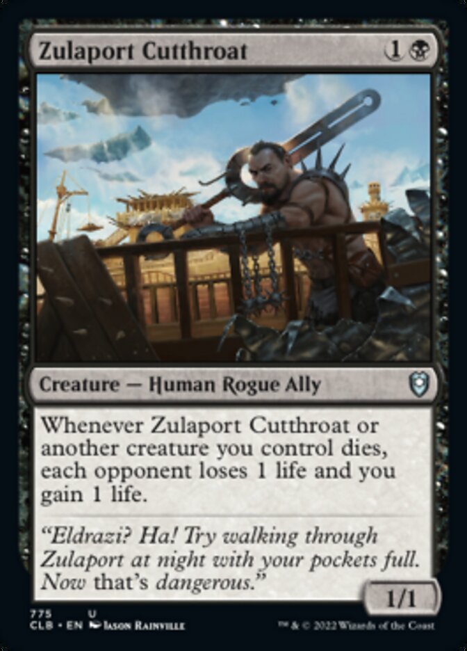 Zulaport Cutthroat [Commander Legends: Battle for Baldur's Gate] | Devastation Store