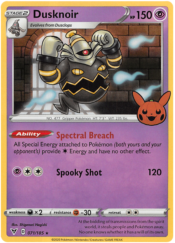 Dusknoir (071/185) [Trick or Trade 2023] | Devastation Store