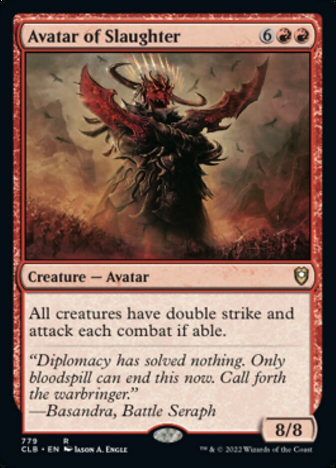 Avatar of Slaughter [Commander Legends: Battle for Baldur's Gate] | Devastation Store