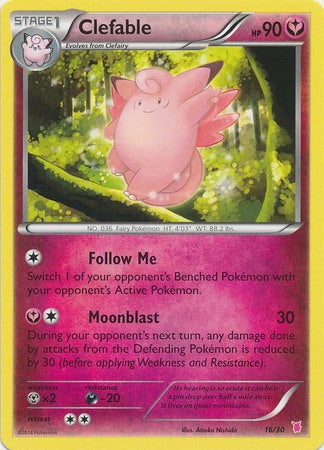 Clefable (16/30) [XY: Trainer Kit 1 - Wigglytuff] | Devastation Store