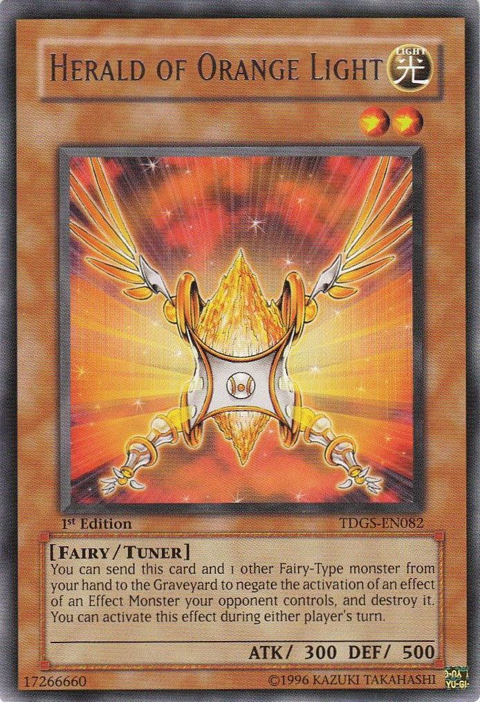 Herald of Orange Light [TDGS-EN082] Rare | Devastation Store