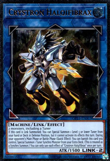 Crystron Halqifibrax [OP15-EN003] Ultimate Rare | Devastation Store