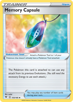 Memory Capsule (155/185) [Sword & Shield: Vivid Voltage] | Devastation Store