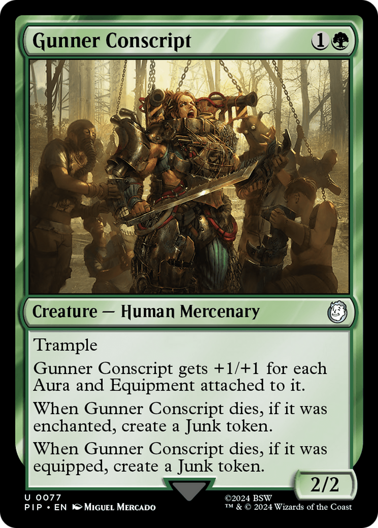 Gunner Conscript [Fallout] | Devastation Store