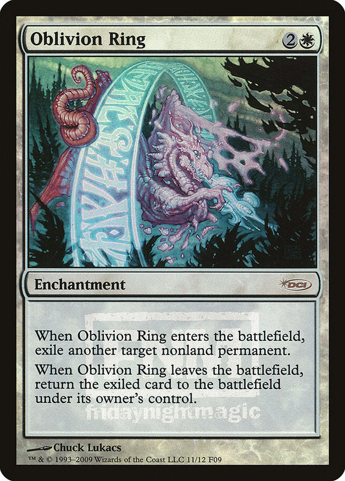 Oblivion Ring [Friday Night Magic 2009] - Devastation Store | Devastation Store