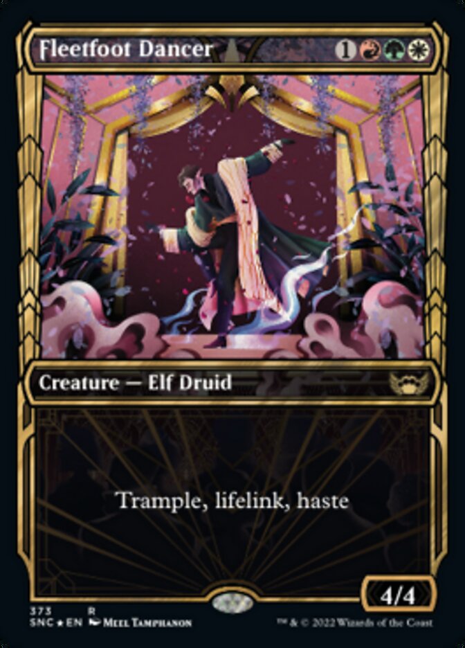 Fleetfoot Dancer (Showcase Golden Age Gilded Foil) [Streets of New Capenna] | Devastation Store
