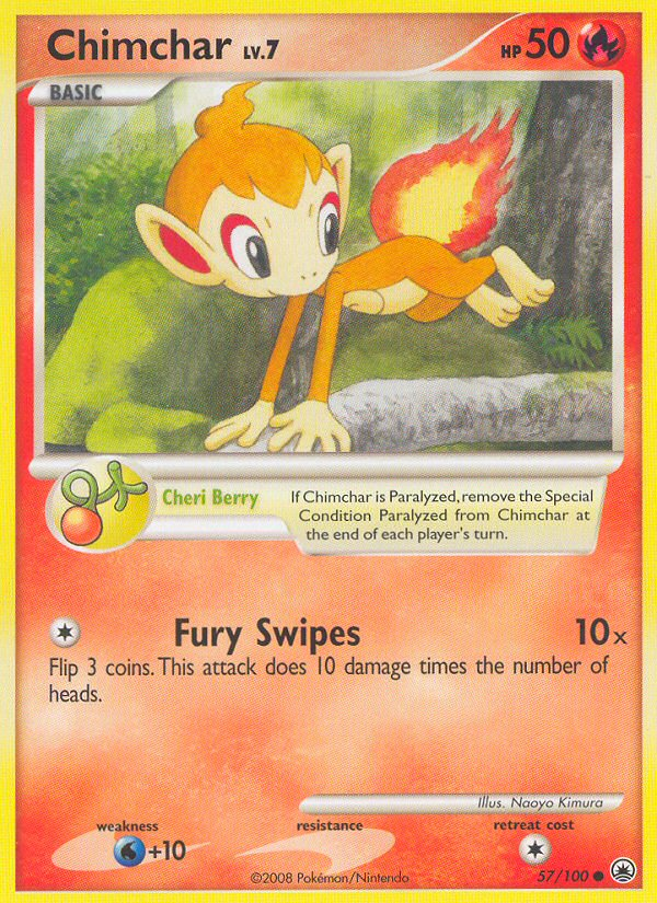 Chimchar (57/100) [Diamond & Pearl: Majestic Dawn] | Devastation Store