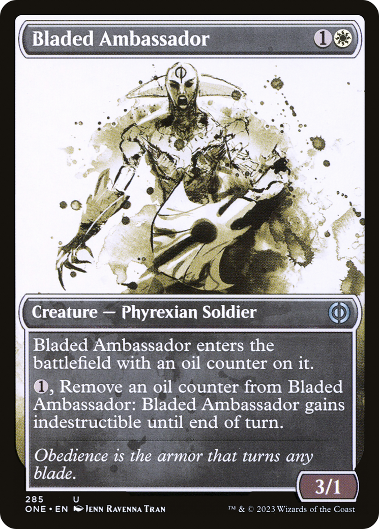 Bladed Ambassador (Showcase Ichor) [Phyrexia: All Will Be One] | Devastation Store
