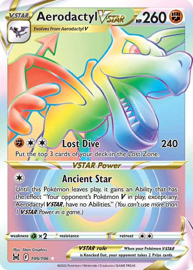 Aerodactyl VSTAR (199/196) [Sword & Shield: Lost Origin] | Devastation Store