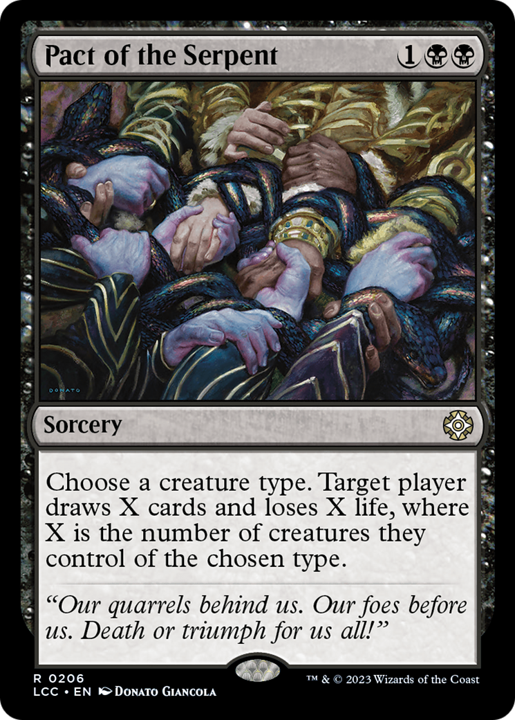 Pact of the Serpent [The Lost Caverns of Ixalan Commander] | Devastation Store