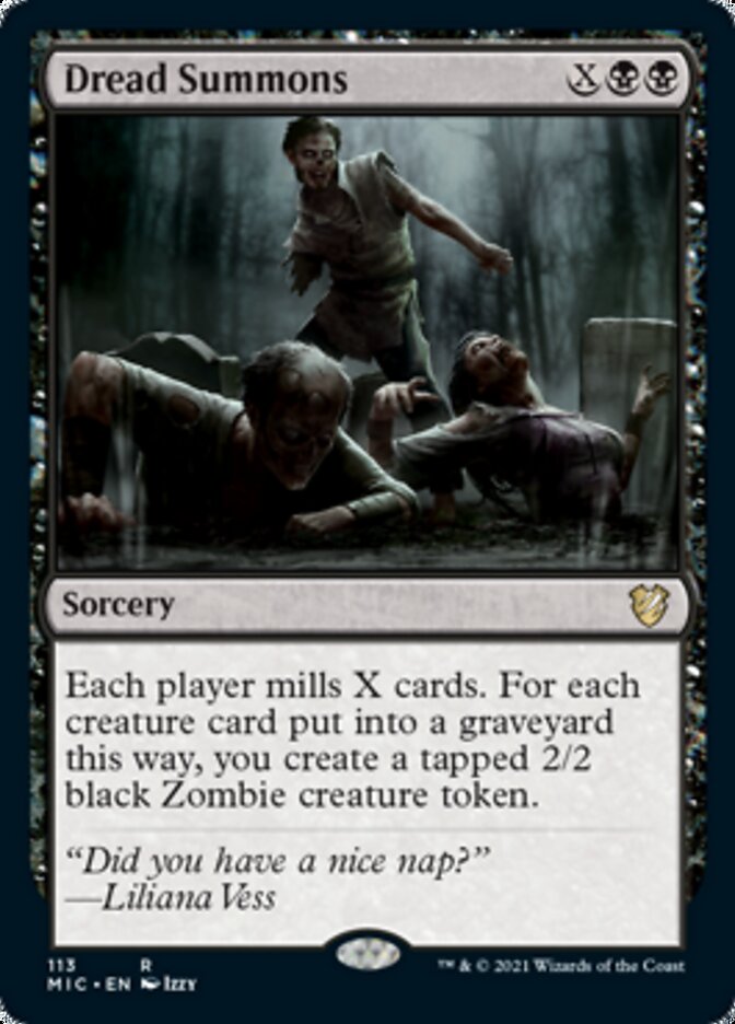 Dread Summons [Innistrad: Midnight Hunt Commander] | Devastation Store