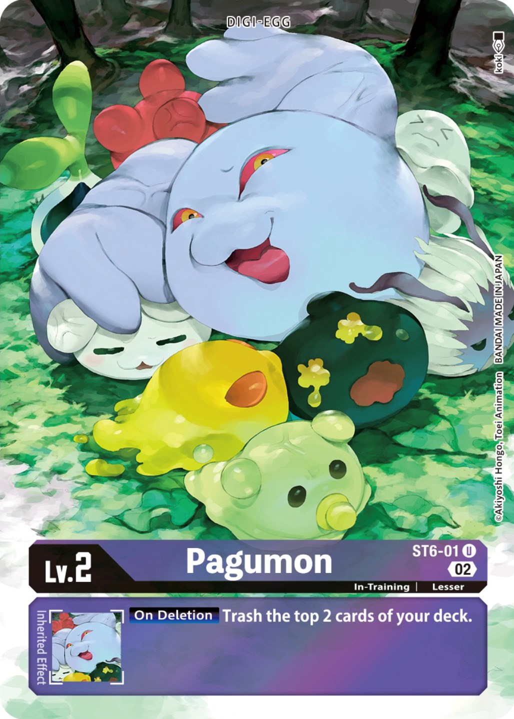 Pagumon [ST6-01] (Alternate Art) [Starter Deck: Beelzemon Advanced Deck Set] | Devastation Store