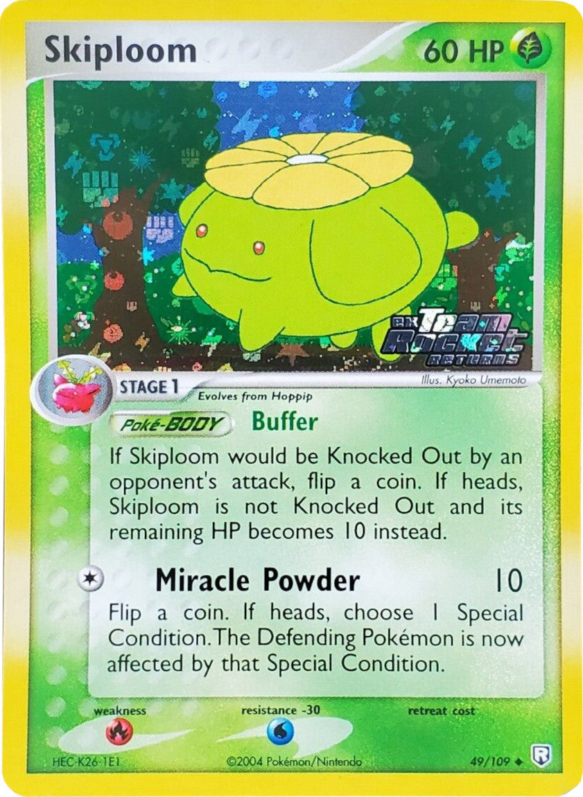 Skiploom (49/109) (Stamped) [EX: Team Rocket Returns] | Devastation Store