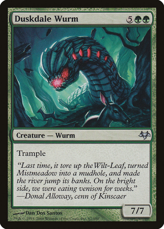 Duskdale Wurm [Eventide] - Devastation Store | Devastation Store