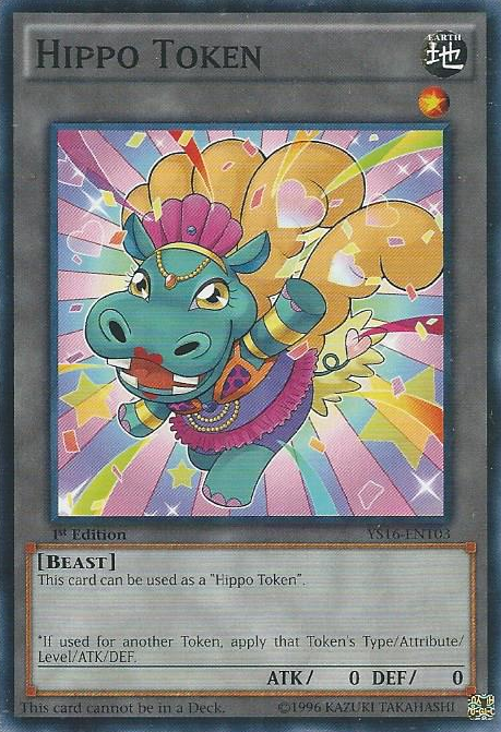 Hippo Token (Blue) [YS16-ENT03] Common | Devastation Store