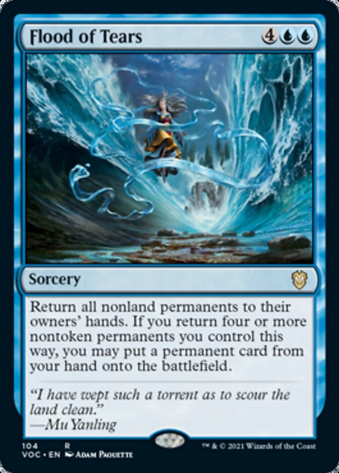 Flood of Tears [Innistrad: Crimson Vow Commander] | Devastation Store