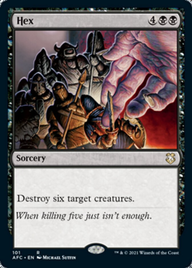 Hex [Dungeons & Dragons: Adventures in the Forgotten Realms Commander] | Devastation Store