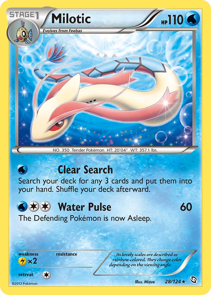 Milotic (28/124) (Theme Deck Exclusive) [Black & White: Dragons Exalted] | Devastation Store