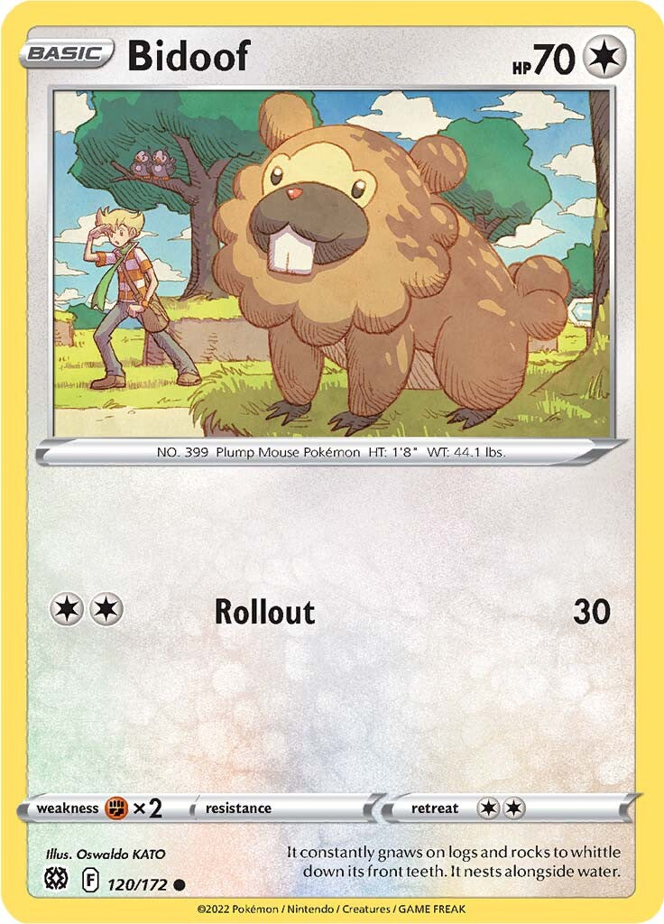 Bidoof (120/172) [Sword & Shield: Brilliant Stars] | Devastation Store