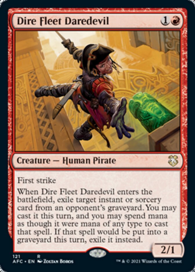Dire Fleet Daredevil [Dungeons & Dragons: Adventures in the Forgotten Realms Commander] | Devastation Store