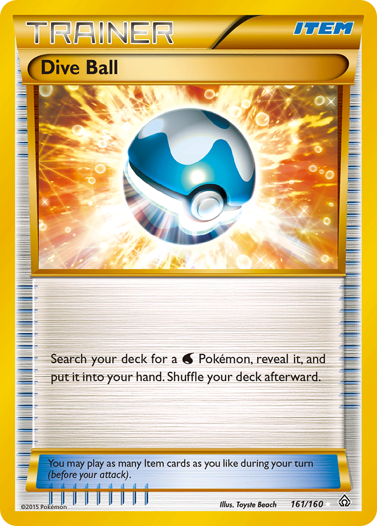 Dive Ball (161/160) [XY: Primal Clash] | Devastation Store