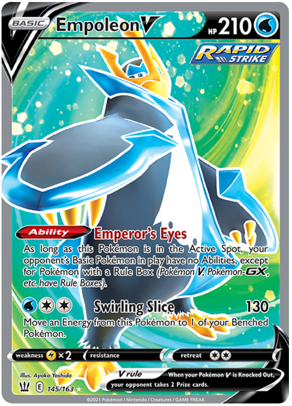 Empoleon V (145/163) [Sword & Shield: Battle Styles] | Devastation Store