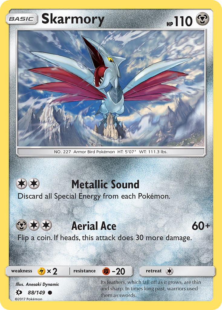 Skarmory (88/149) [Sun & Moon: Base Set] | Devastation Store