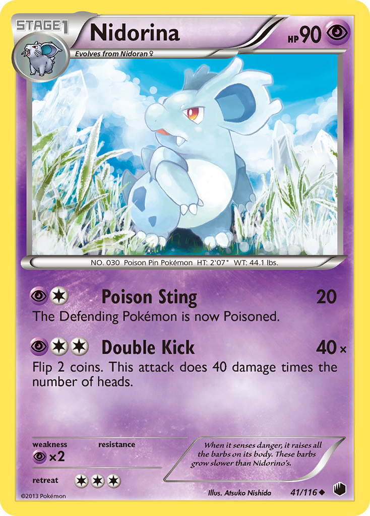 Nidorina (41/116) [Black & White: Plasma Freeze] | Devastation Store