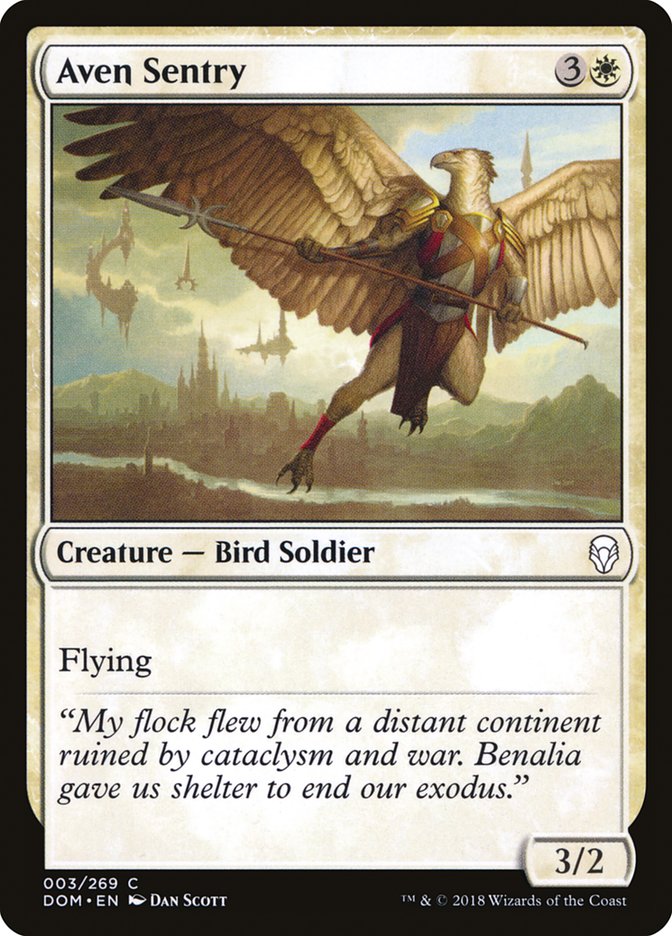 Aven Sentry [Dominaria] | Devastation Store