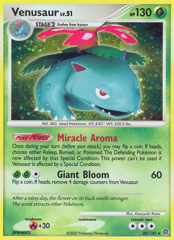 Venusaur (20/132) [Diamond & Pearl: Secret Wonders] | Devastation Store