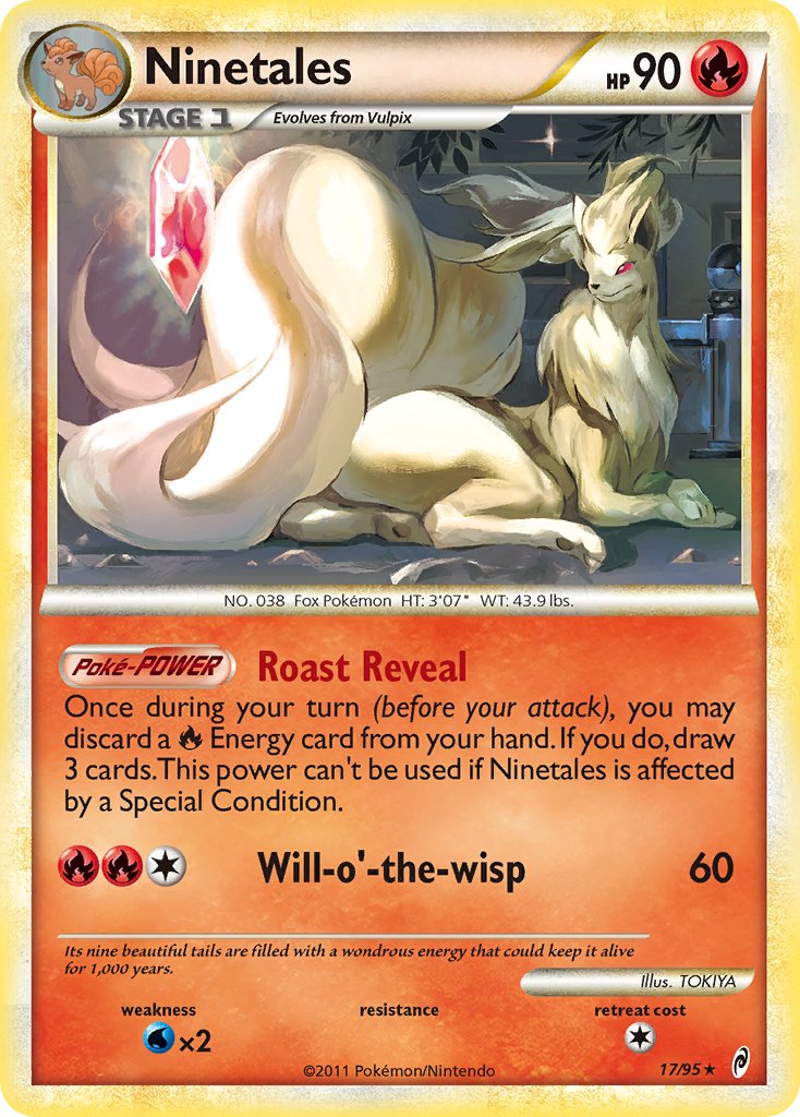Ninetales (17/95) (Theme Deck Exclusive) [HeartGold & SoulSilver: Call of Legends] | Devastation Store
