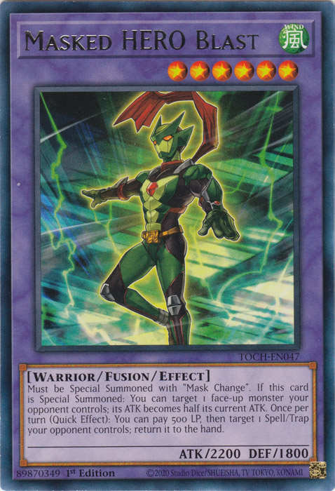 Masked Hero Blast [TOCH-EN047] Rare | Devastation Store