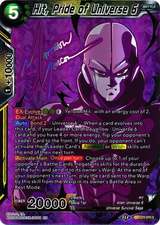 Hit, Pride of Universe 6 (SPR Signature) [BT7-079] | Devastation Store