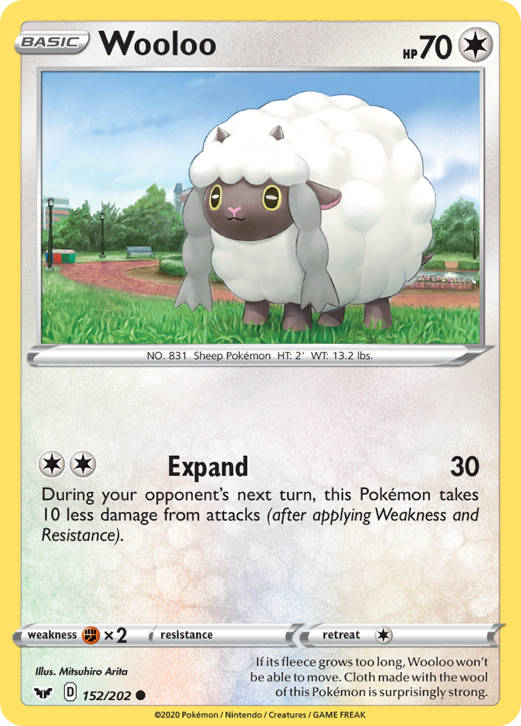 Wooloo (152/202) [Sword & Shield: Base Set] | Devastation Store