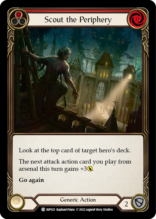 Scout the Periphery (Red) [RIP023] (Outsiders Riptide Blitz Deck) | Devastation Store