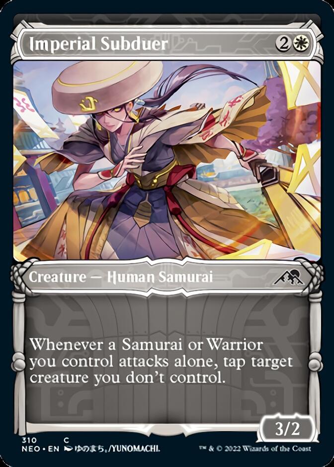 Imperial Subduer (Showcase Samurai) [Kamigawa: Neon Dynasty] | Devastation Store