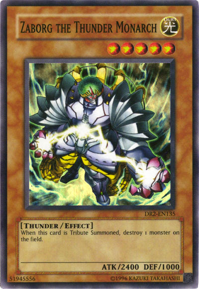 Zaborg the Thunder Monarch [DR2-EN135] Super Rare | Devastation Store