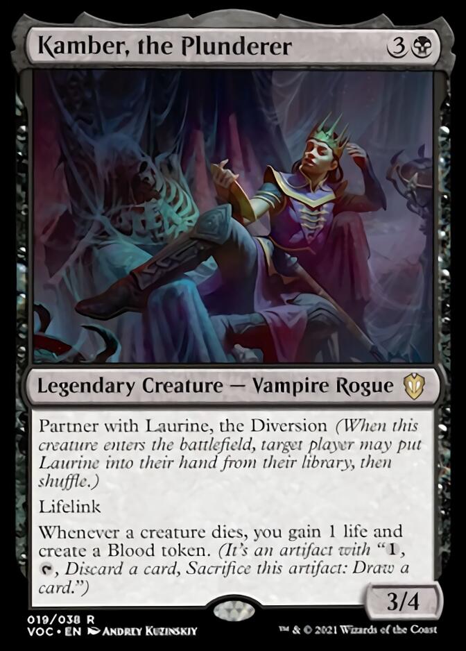 Kamber, the Plunderer [Innistrad: Crimson Vow Commander] | Devastation Store