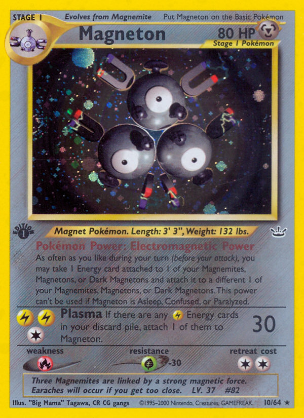 Magneton (10/64) [Neo Revelation 1st Edition] | Devastation Store