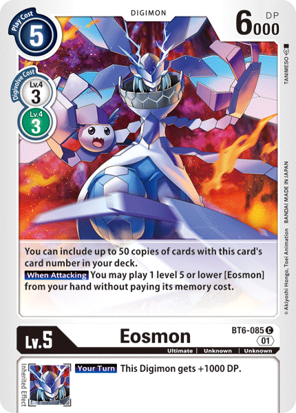 Eosmon [BT6-085] [Double Diamond] | Devastation Store