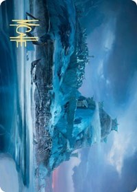 Port of Karfell Art Card (Gold-Stamped Signature) [Kaldheim: Art Series] | Devastation Store