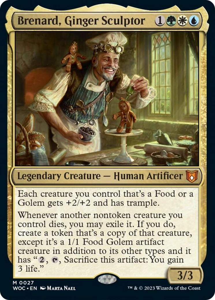 Brenard, Ginger Sculptor [Wilds of Eldraine Commander] | Devastation Store