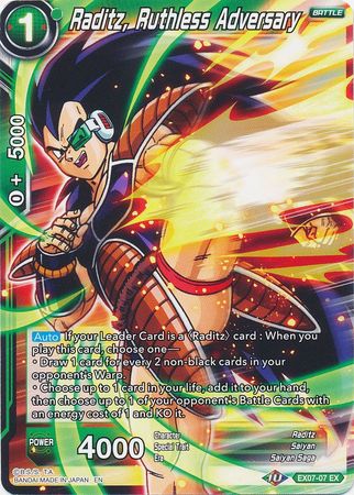 Raditz, Ruthless Adversary [EX07-07] | Devastation Store