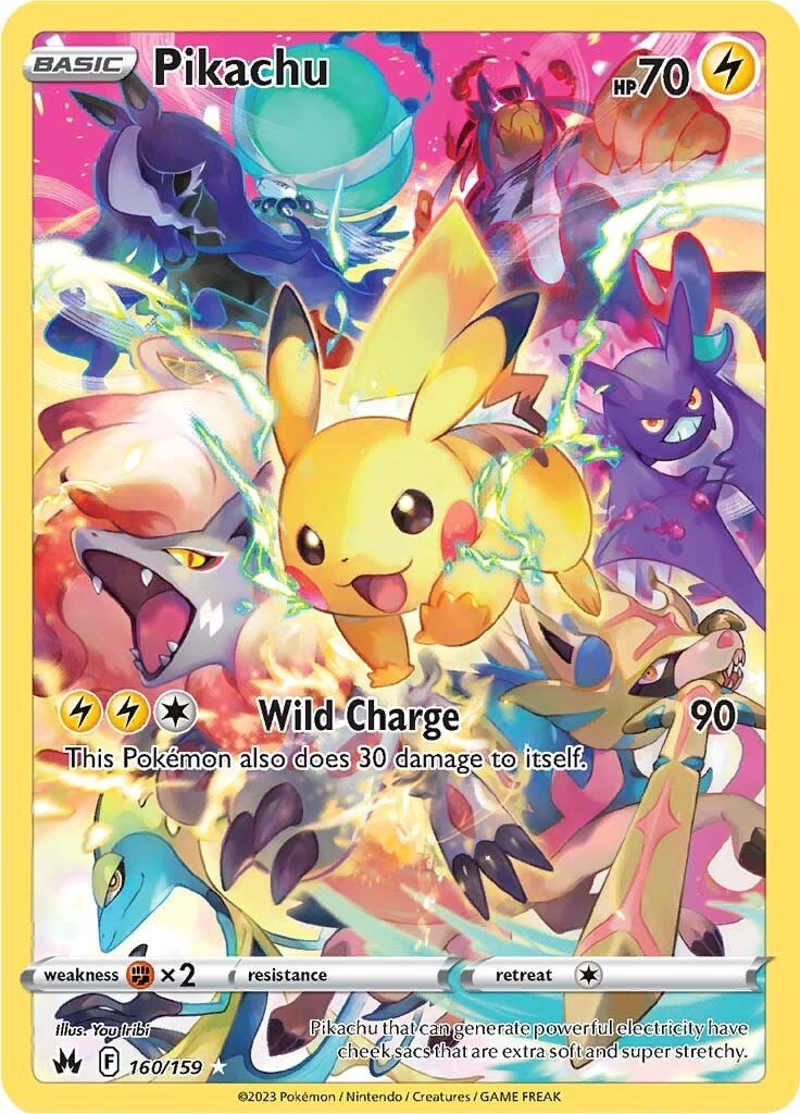 Pikachu (160/159) (Secret) [Sword & Shield: Crown Zenith] | Devastation Store