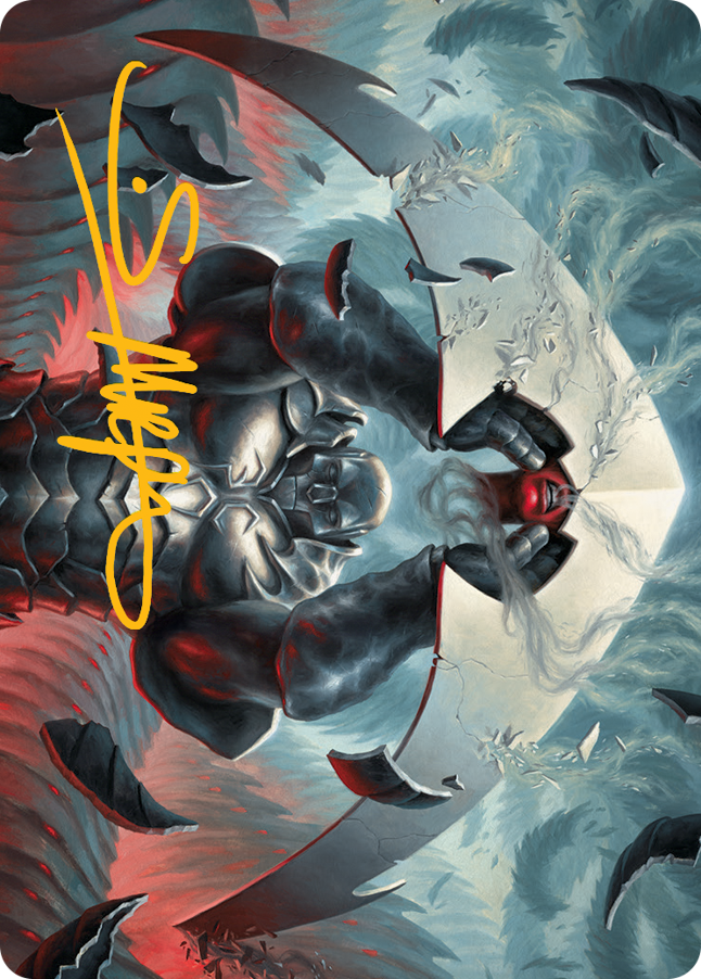 Mirrodin Avenged Art Card (Gold-Stamped Signature) [March of the Machine Art Series] | Devastation Store