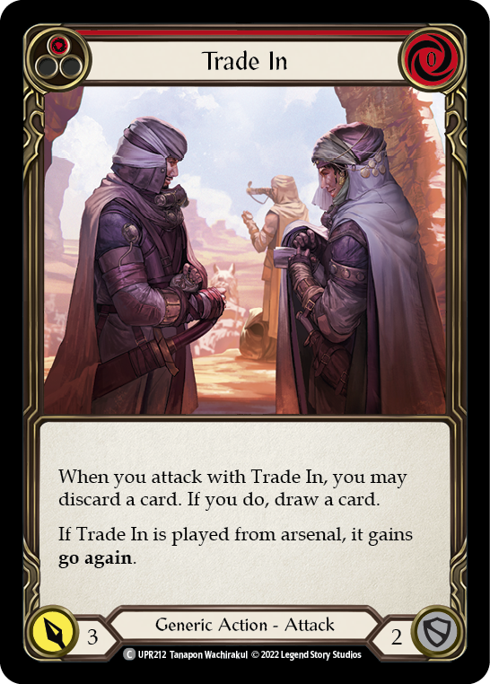 Trade In (Red) [UPR212] (Uprising)  Rainbow Foil | Devastation Store