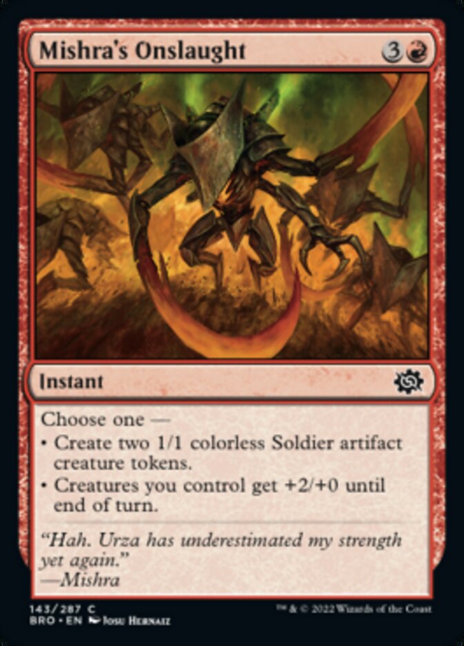 Mishra's Onslaught [The Brothers' War] | Devastation Store