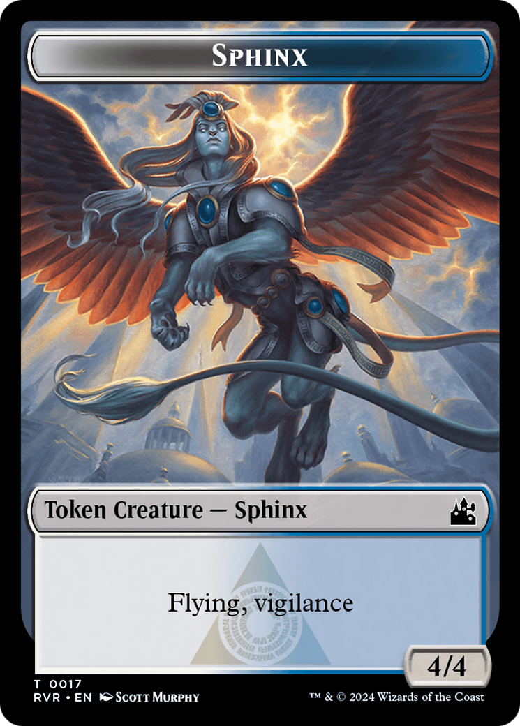 Sphinx Token [Ravnica Remastered Tokens] | Devastation Store